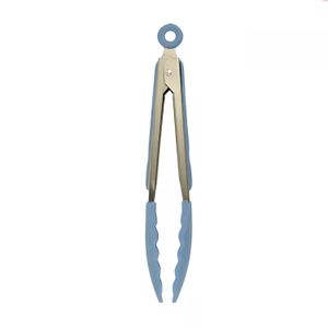 Pegador de Inox com Silicone 27cm Azul - Oliveira