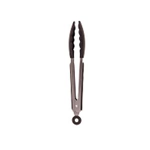 Pegador de Inox com Silicone 27cm Preto - Oliveira