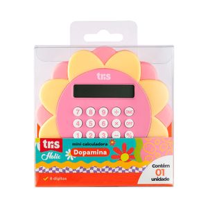 Mini Calculadora Holic Dopamina Flor - Tris