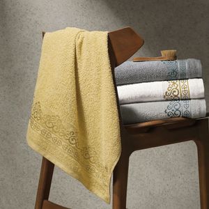Toalha de Banho Mayan Ivory Dourado - Karsten