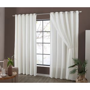 Cortina Maite 2,50x3,80m Branco - Branyl