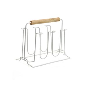 Suporte para 6 Copos Eco Design Branco - Arthi