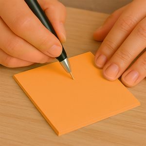 Bloco Adesivo Holic Pop 76x76mm Laranja 100 Folhas - Tris