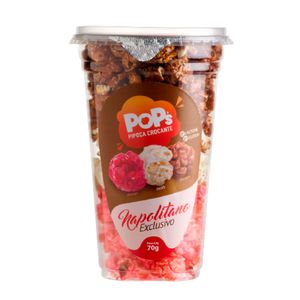 Pipoca Doce Sabor Napolitana 70g - Pops Fantasy