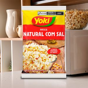 Pipoca para Micro-ondas Natural com Sal 50g - Yoki