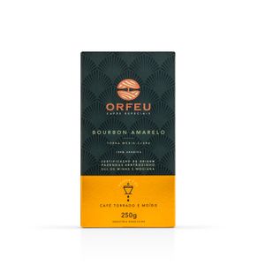 Café Bourbon Amarelo Moído 250g - Orfeu Cafés