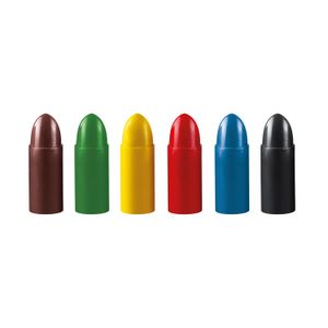 Giz de Cera Super Jumbo 06 Cores - Tris