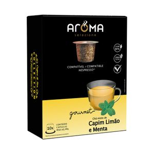 Cápsula de Chá Capim Limão com Menta - Aroma Selezione