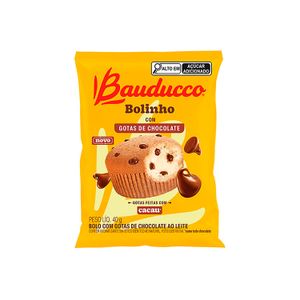 Bolinho Gotas de Chocolate 40g - Bauducco