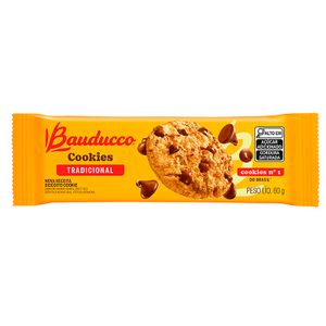 Cookies Tradicional Gotas de Chocolate 60g - Bauducco