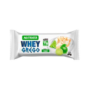 Barra de Proteína Torta De Limão Whey Grego 40g - Nutrata