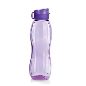 Garrafa Squeeze Flip Top 600mL Transparente Lilás - Bl Ud