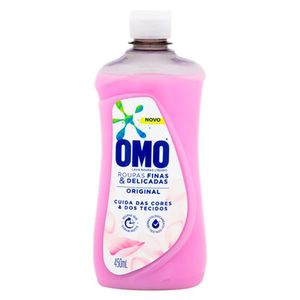 Sabão Líquido Lava Roupas Finas e Delicadas 450mL - Omo