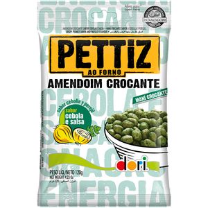 Amendoim Crocante de Cebola e Salsa Pettiz 120g - Dori