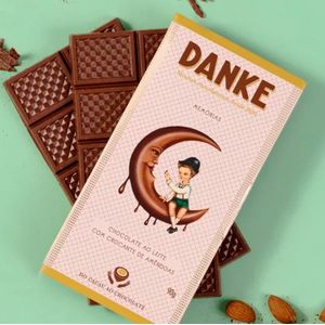Barra de Chocolate com Caramelo & Flor De Sal 90g - Danke