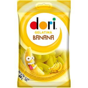 Bala de Gelatina Banana 60g - Dori
