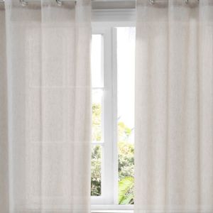 Cortina para Sala / Quarto Duplex Bellini 3,0x1,7m Branco - Bella Janela