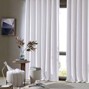 Cortina Corta-luz Tecido Liso 4,2x2,5m Branco - Bella Janela