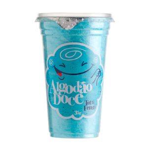 Algodão Doce Azul Tutti Frutti 35g - Pops Fantasy