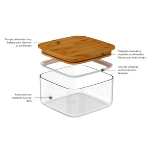Pote Hermético Keep Maxxi 1l Natural - Ou