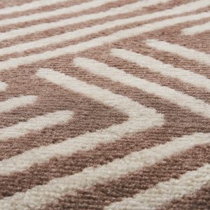Passadeira Renaissance Vereda Taupe 50cmx1,80m - Têxtil J. Serrano