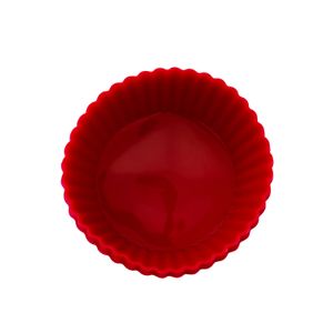 Forma para Cupcakes Redonda Vermelha 6 Peças - Tuut