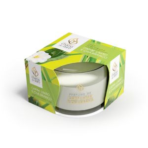 Vela Copo Perfumada Capim Limão e Chá Branco 70g - Chama de Ouro