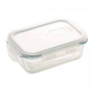 Pote Hermético Quadrado com Tampa 370mL - Lyor