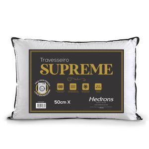 Travesseiro Supreme 50x70cm Branco - Hedrons