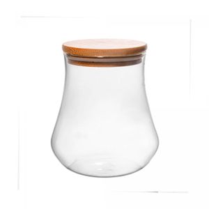 Porta Mantimento com Tampa de Bambu 500mL - Wolff
