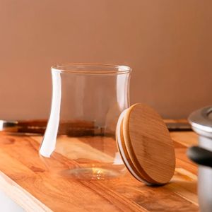 Porta Mantimento com Tampa de Bambu 500mL - Wolff