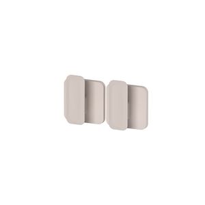 Conjunto 2 Ganchos de Parede Eleve Bege - Ou