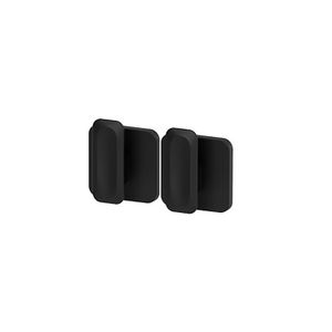 Conjunto 2 Ganchos de Parede Eleve Preto - Ou