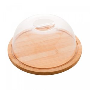 Porta Queijo com Tampa de Bambu - Lyor