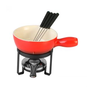 Conjunto de Fondue 8 Peças Epoxy Vermelho - Lyor