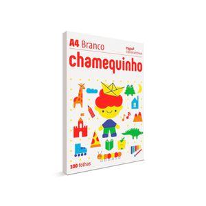 Papel Sulfite Chamequinho A4 Branco 100 Folhas - Chamex