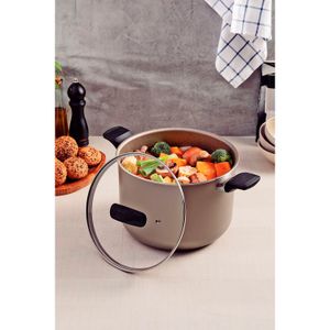 Caldeirão Milazzo 9,6l Amêndoa 26cm - Tramontina