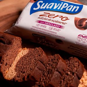 Bolo Mesclado Zero Açúcar 250g - Suavipan
