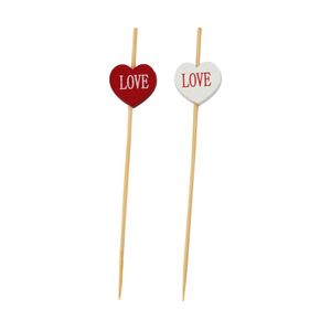 Palitos Bambu Love 12cm 50 Unidades Tuut