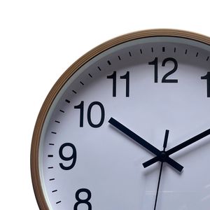 Relógio de Parede Madeira 25cm Branco - Tuut