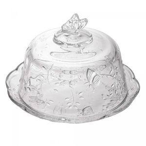 Queijeira com Tampa New Butterfly Transparente - Lyor