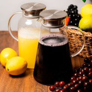 Jarra Twinkle 1,8L Vidro Inox - Fracalanza