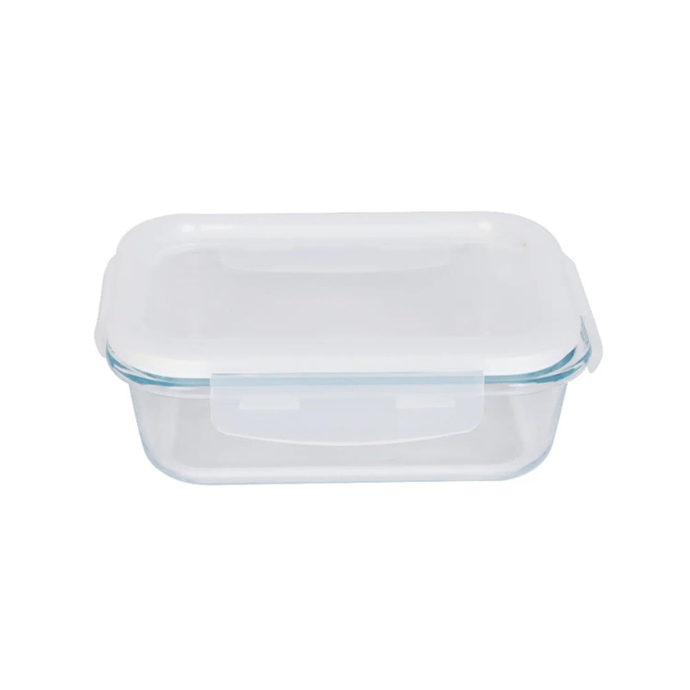 Pote de Vidro Hermético Retangular com Tampa 370mL - Fratelli