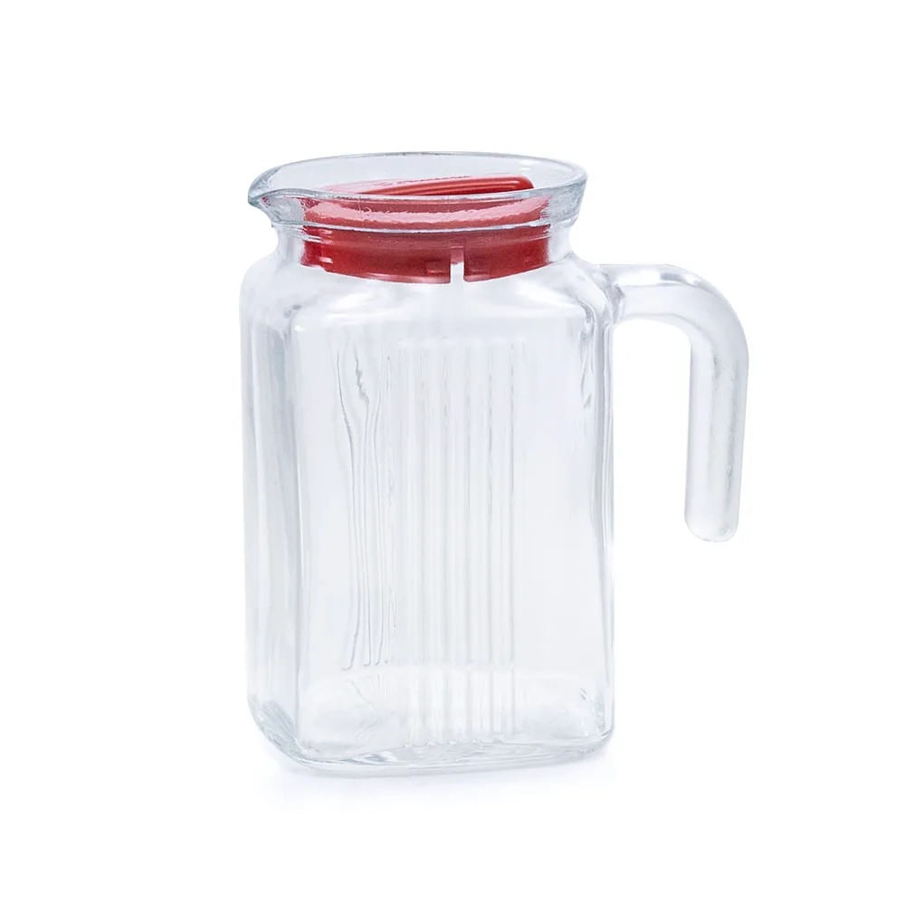 Jarra de Vidro com Tampa Frigo 600mL - Pasabahce