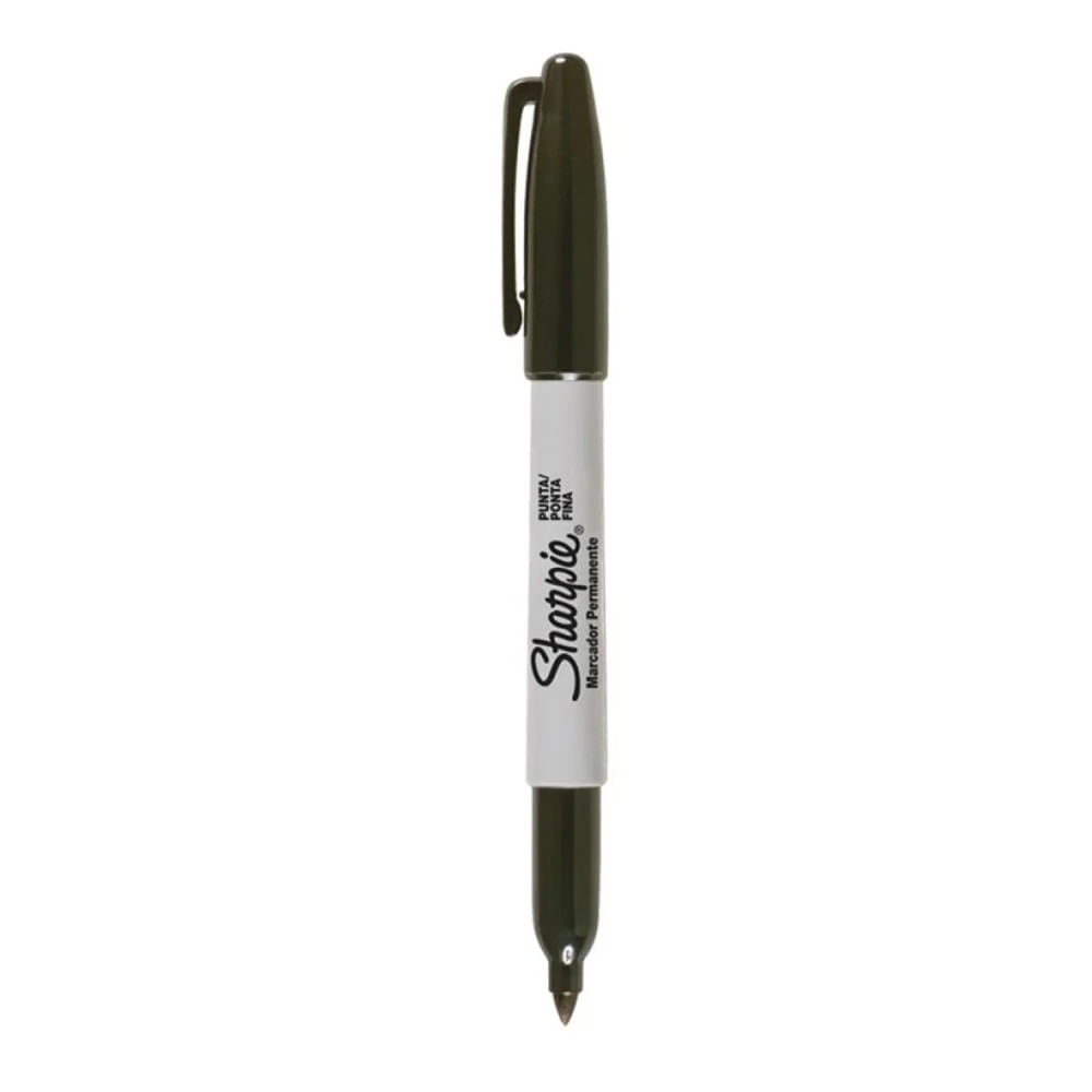 Marcador Permanente Fino Preto - Sharpie